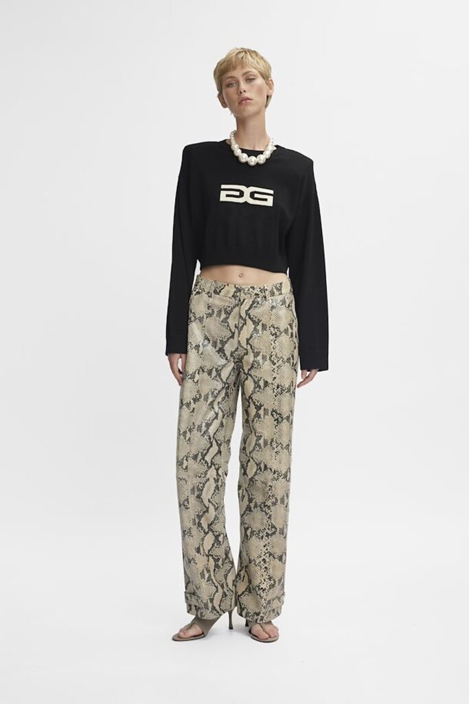 Gestuz Olivi Snake Pants - Yellow Snake