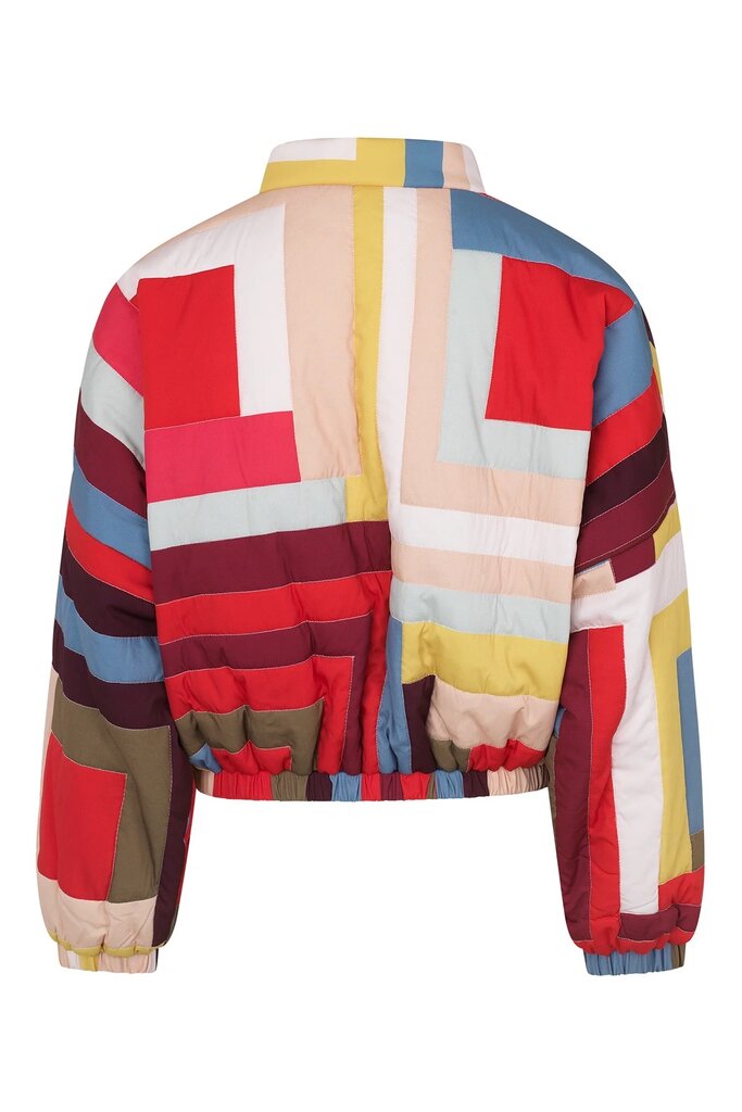 Lolly's Laundry Lama Jacket - Color Block Print