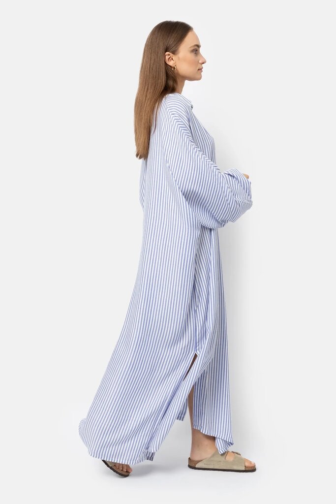 Âme Antwerp Jelena Dress - White & Blue Striped