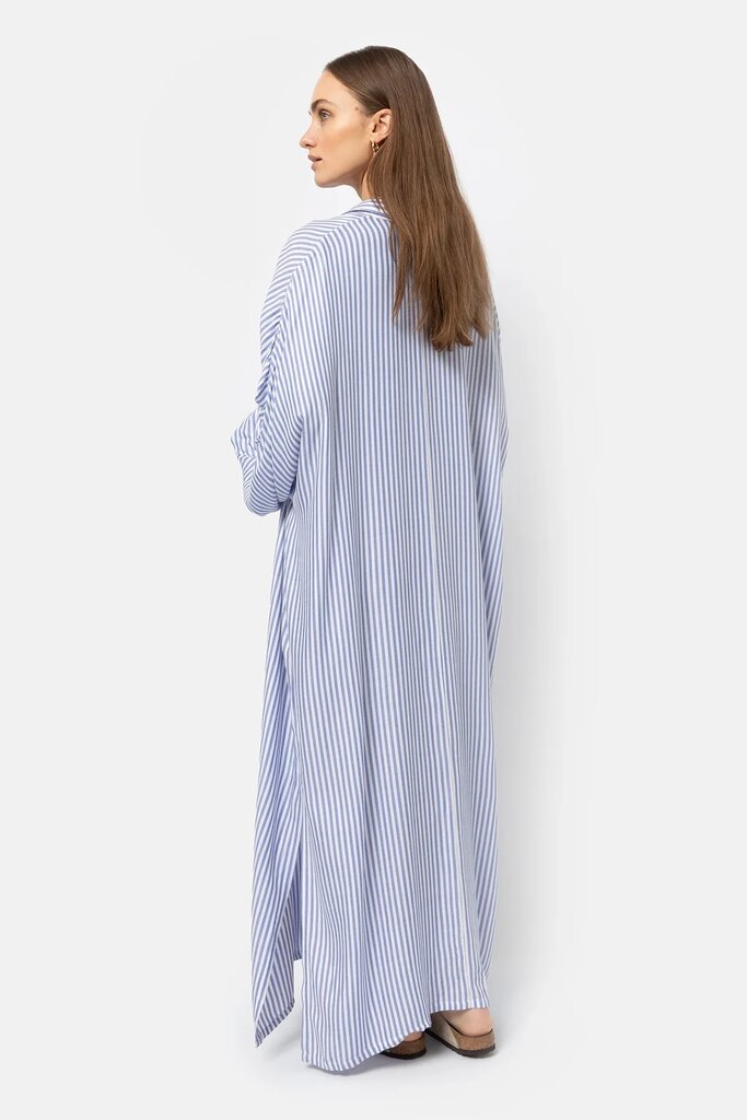 Âme Antwerp Jelena Dress - White & Blue Striped