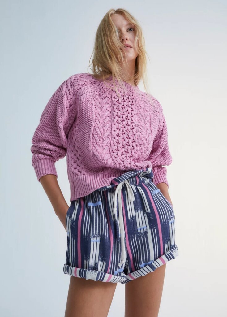The New Society Russel Jumper - Iris Lilac