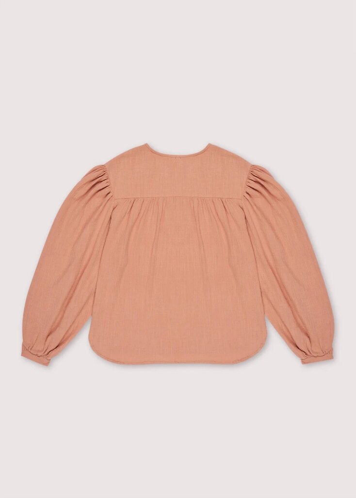 The New Society Melrose Blouse - Clay