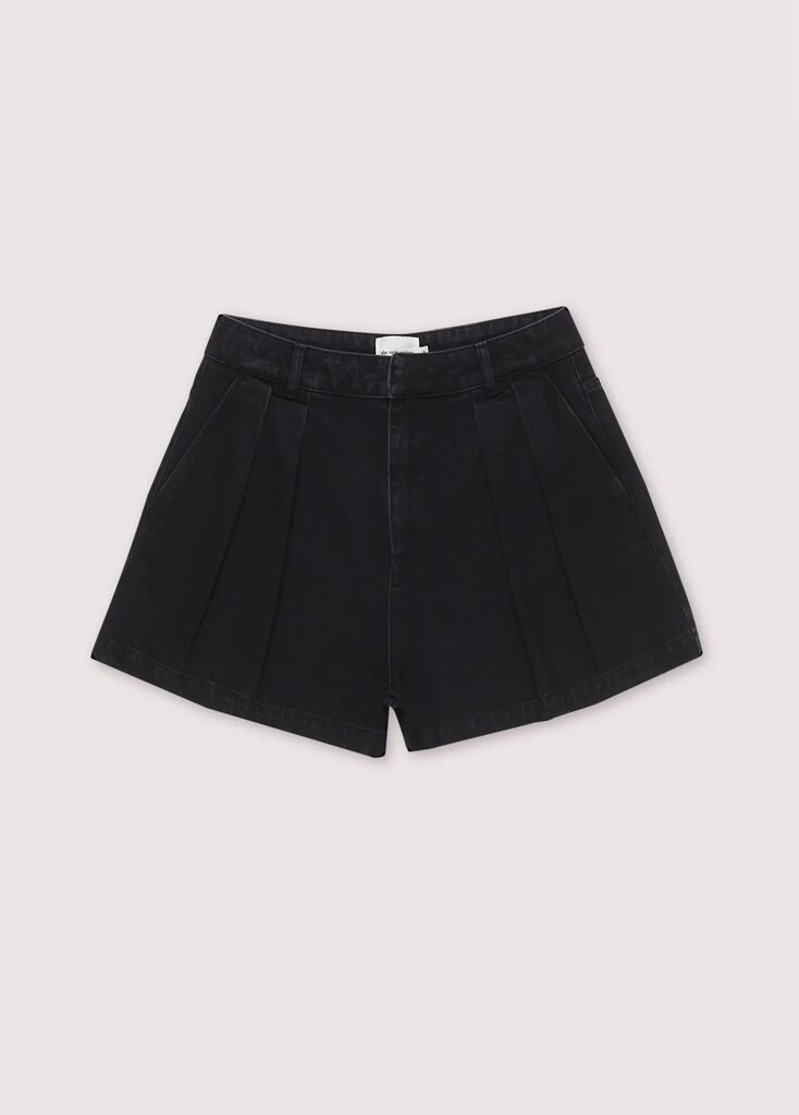 The New Society Woodland Short - Black Denim