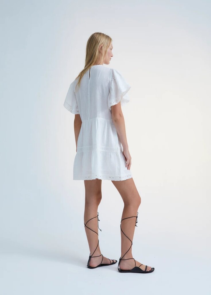 The New Society Downey Dress - Offwhite