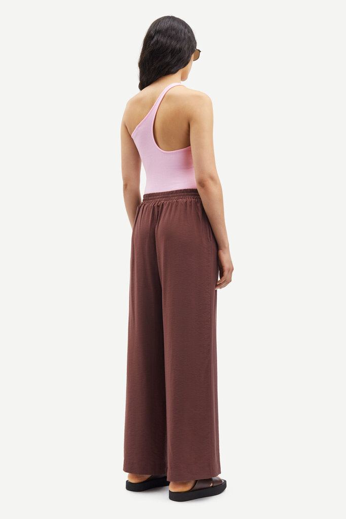 Samsoe Samsoe Sahelena Trousers - Brown Stone