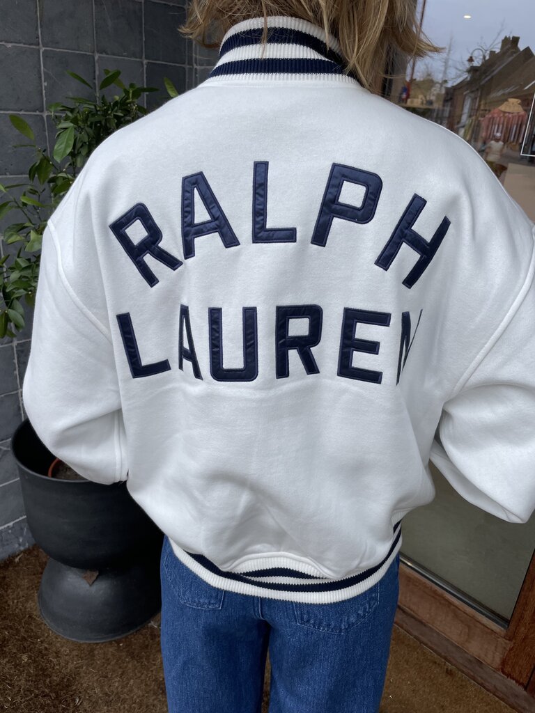 Ralph Lauren Lined Bomber - Deckwash White