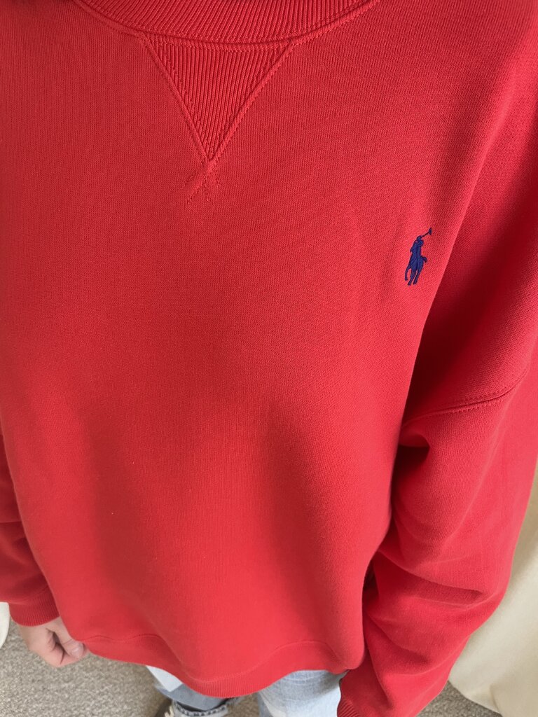 Ralph Lauren Long Sleeve Sweatshirt - Bright Hibiscus