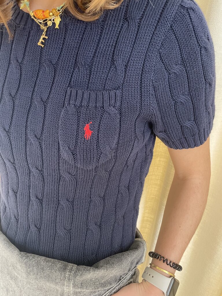 Ralph Lauren Short Sleeve Pullover - Hunter Navy