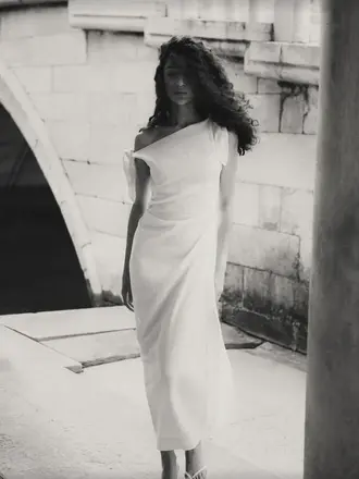 Rhune Elena Dress - Off-White