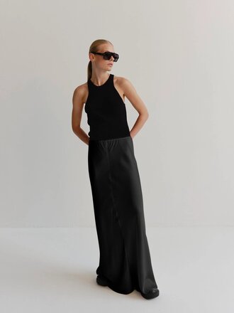 Birgitte Herskind Allicat Silk Skirt - Black