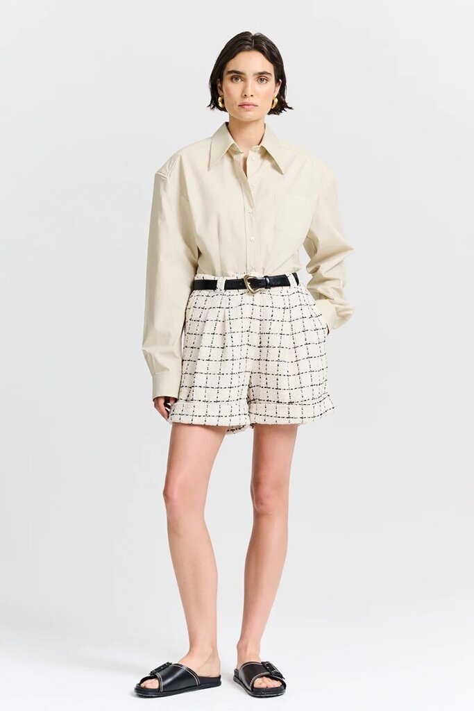 CHPTR-S Determined Short - White Tweed