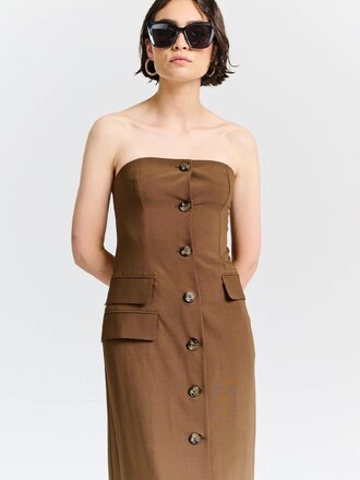 CHPTR-S Beguiling Dress - Brown