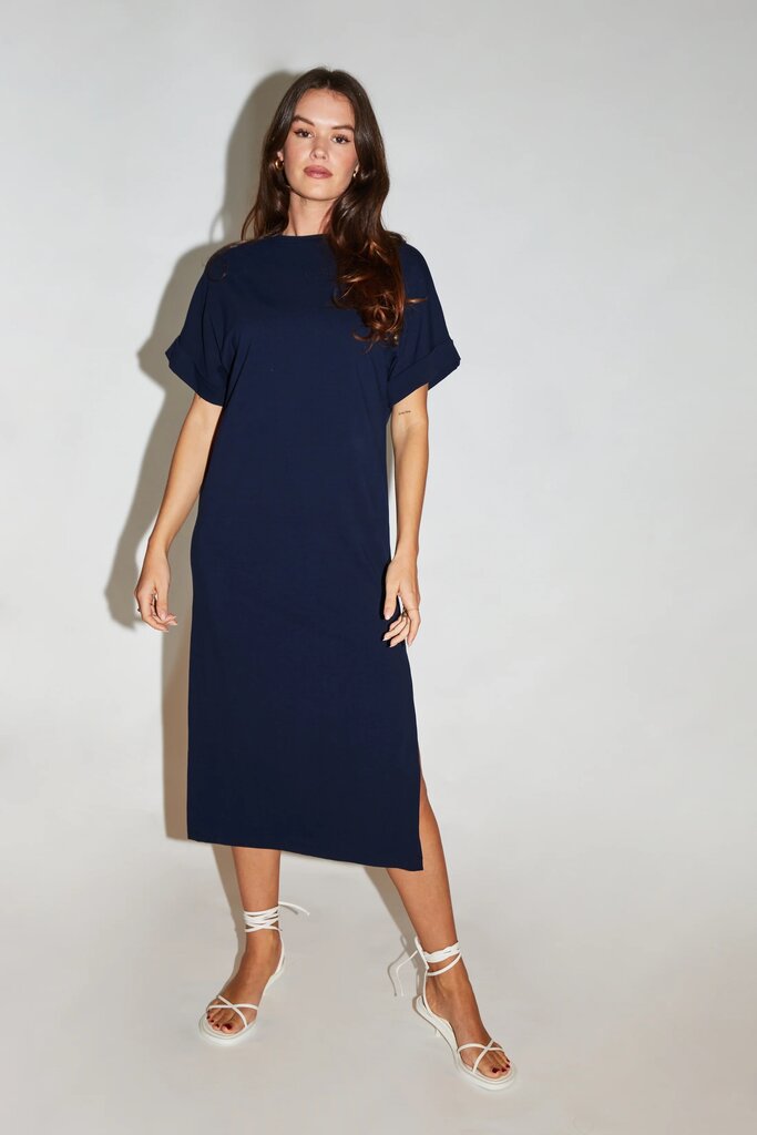 RE/BORN Zarina Dress - Dark Blue