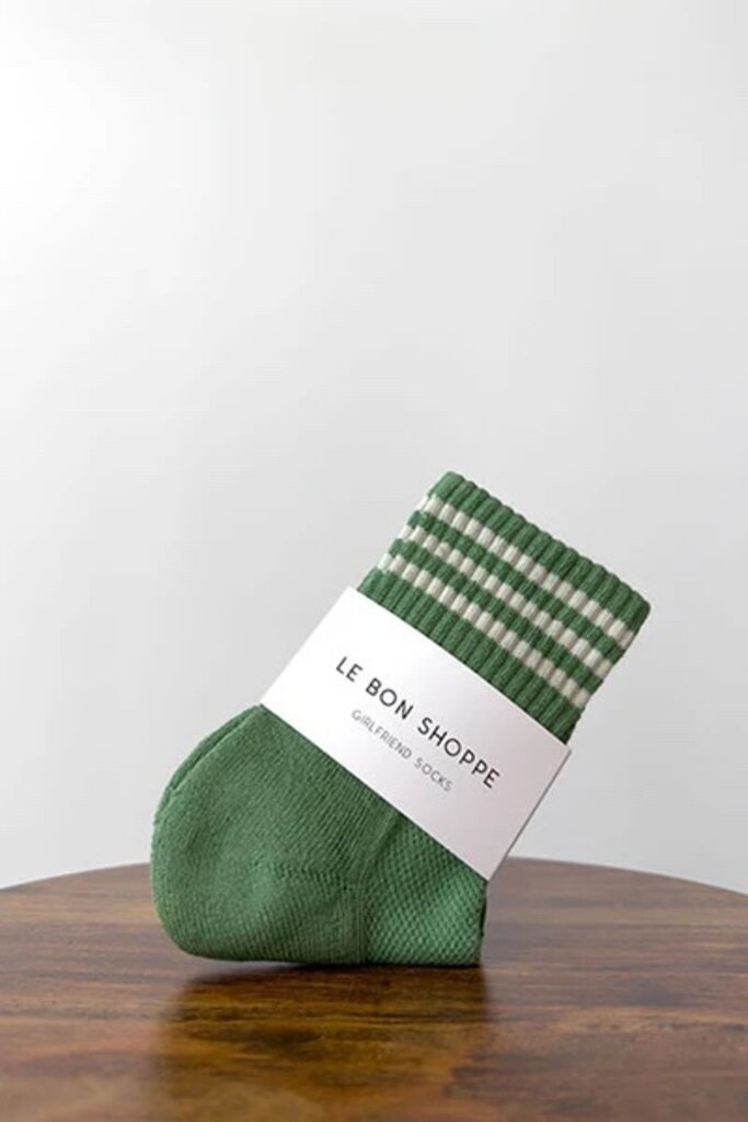 Le Bon Shoppe Girlfriend Socks - Avocado