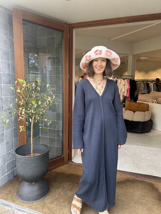 Mel Antwerp Braid Dress - Ink