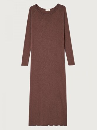 American Vintage Sonoma long sleeve dress - Choco vintage