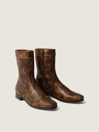 Soeur Ecaille boots - Python