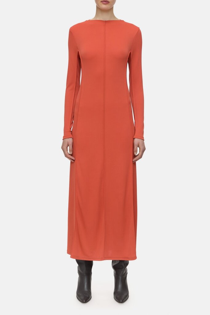 Closed Jersey Dress - Orange