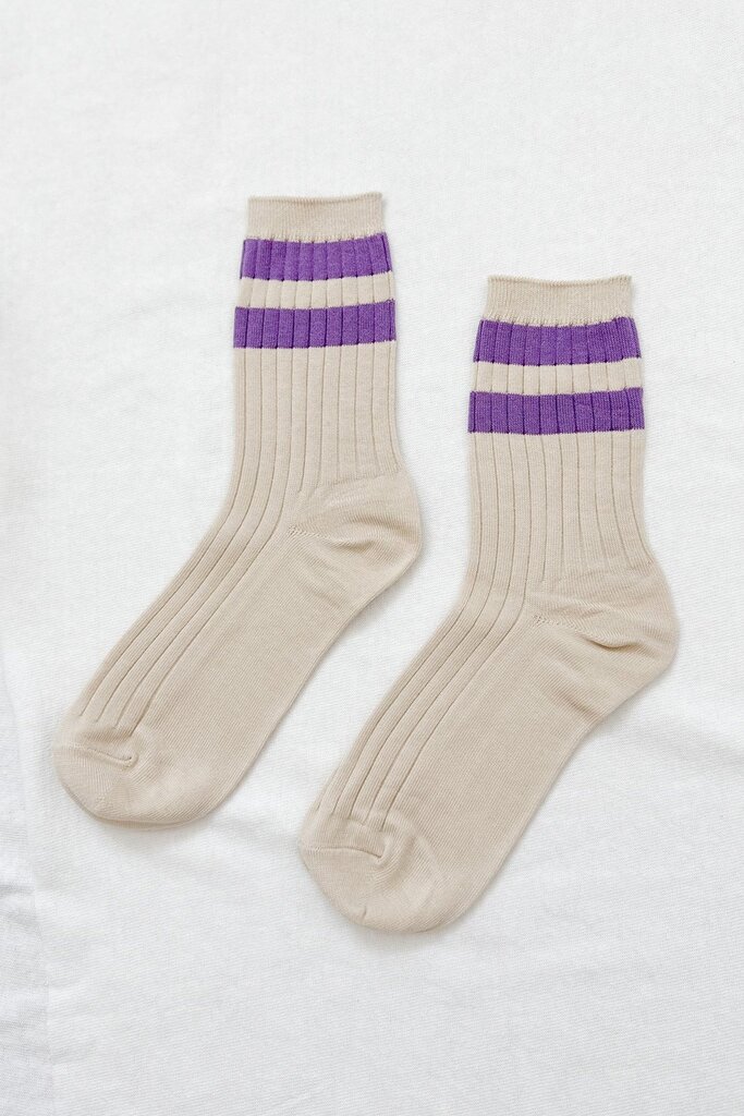 Le Bon Shoppe Her Socks Varsity - Ube