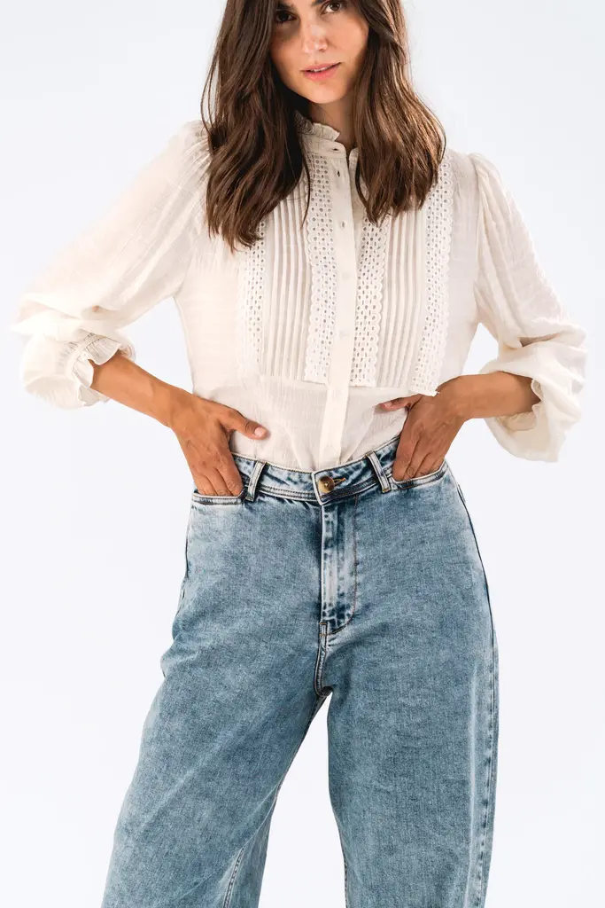 Lolly's Laundry Ariel Blouse - White