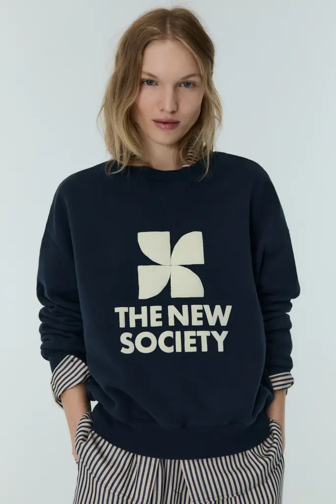 The New Society Space Sweater - Midnight/Navy