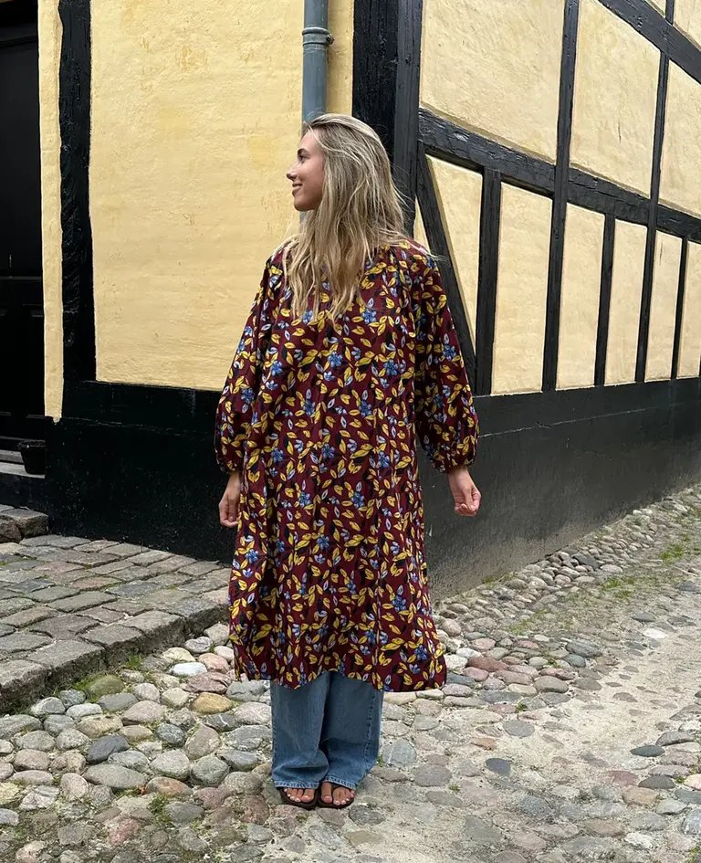 Sissel Edelbo Lara Dress - Yellow Leaves