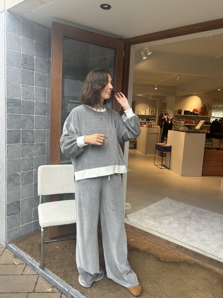 Love Sundaily Riaza Pants - Grey Melange