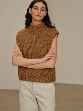 Soeur Brett pull - Chatain