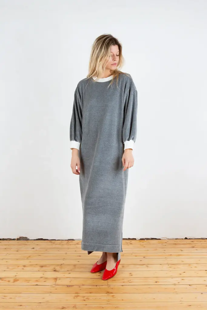 Love Sundaily Eca Funk Dress - Grey Melange