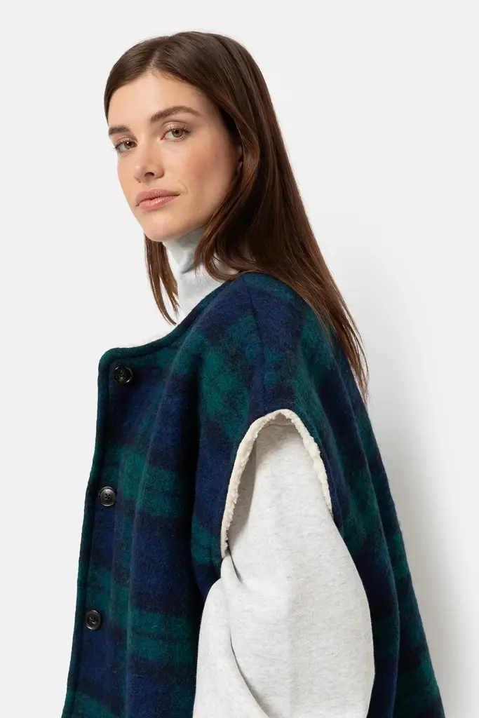 Âme Antwerp Ines jacket - Blue checked