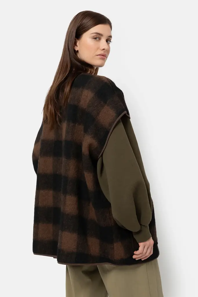 Âme Antwerp Ines jacket - Brown checked