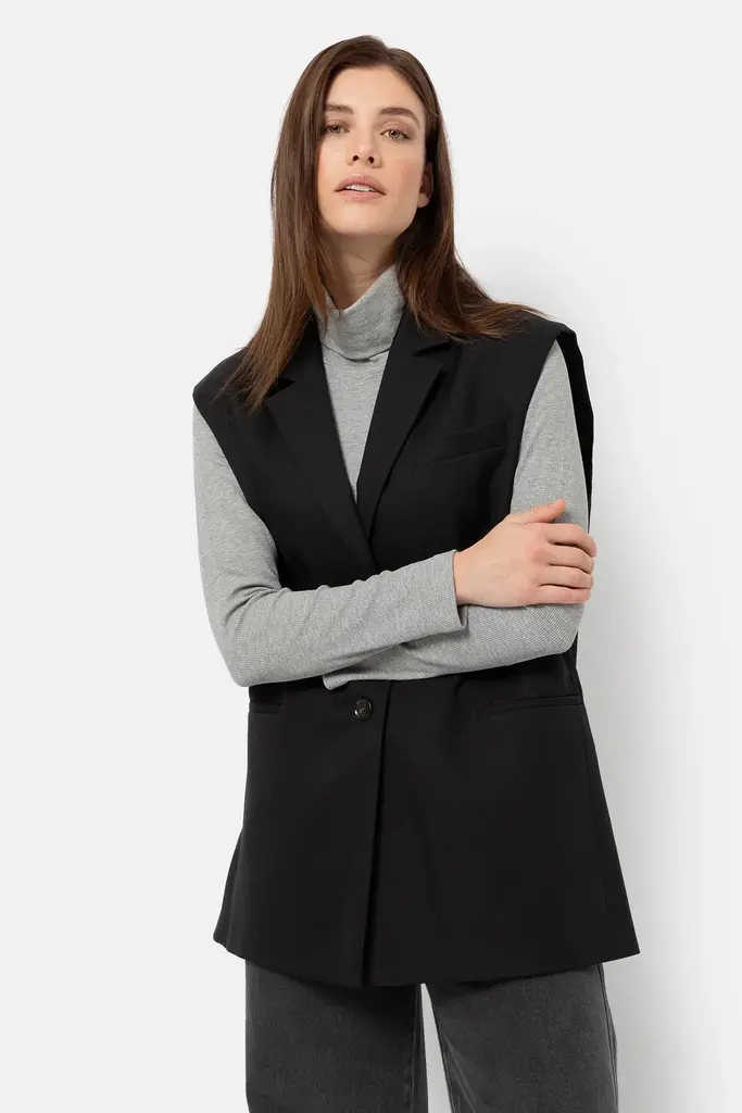 Âme Antwerp Juliano sleeveless blazer - Black