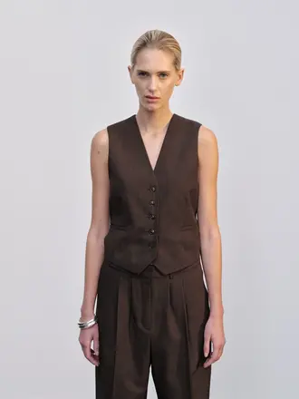 Birgitte Herskind Mister Vest - Java Brown