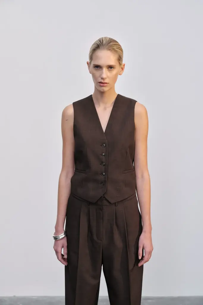 Birgitte Herskind Mister Vest - Java Brown