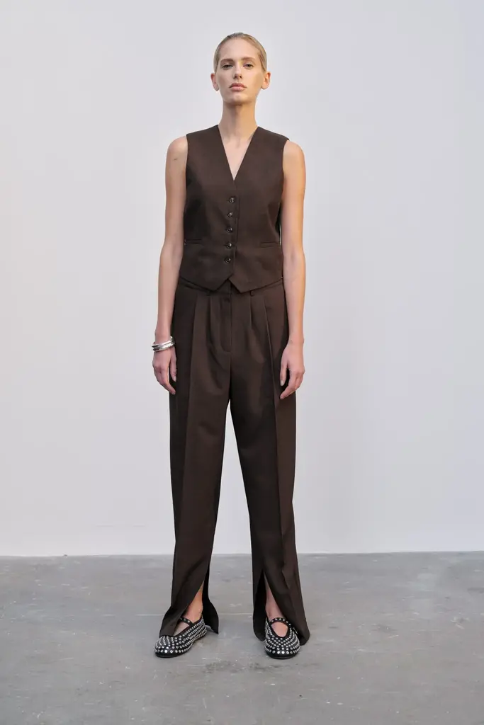 Birgitte Herskind Mister Vest - Java Brown
