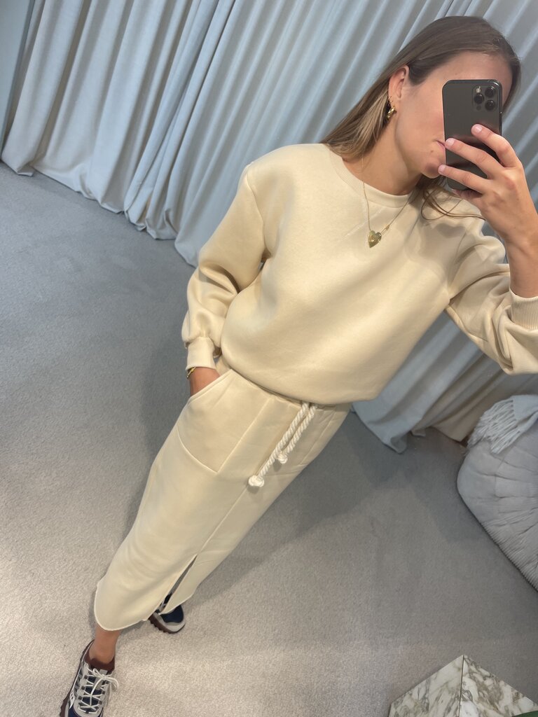 RE/BORN Kai Sweater - Crème