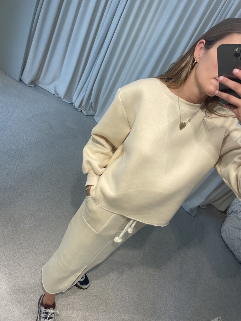 RE/BORN Kai Sweater - Crème