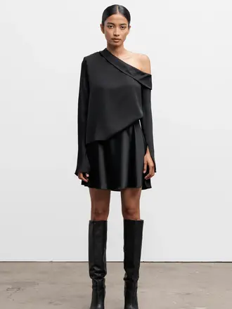 Ahlvar Gallery Hana Short Skirt - Black