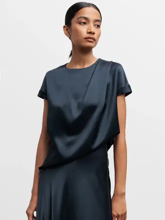 Ahlvar Gallery Leely Top - Blue Grey