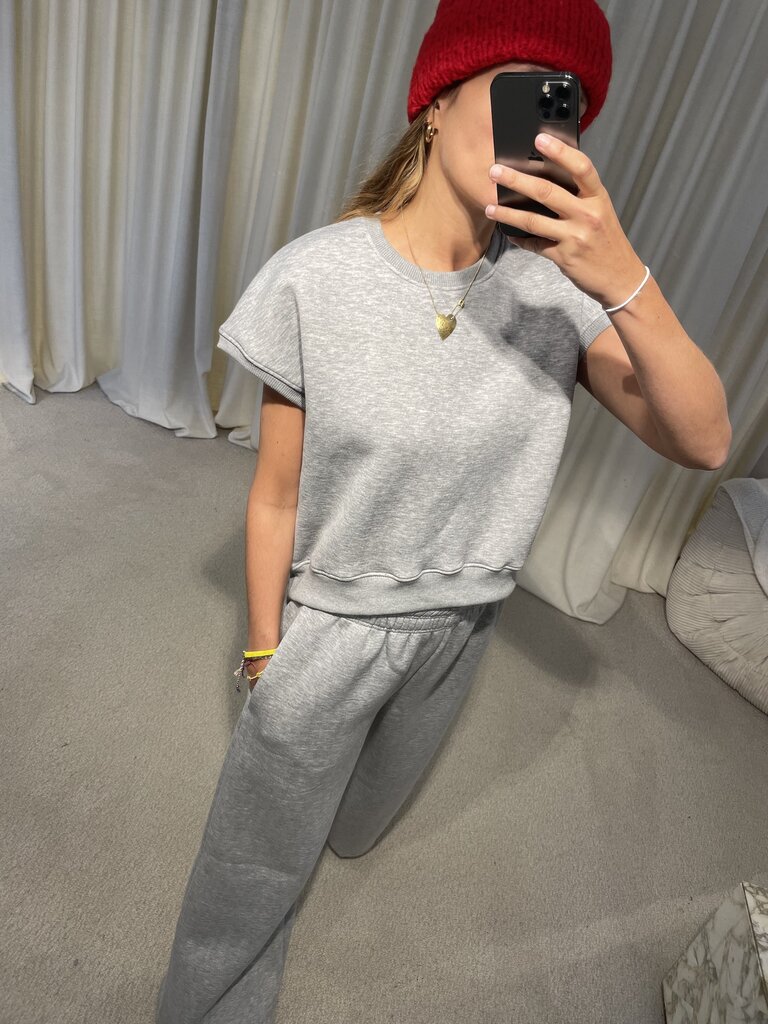 RE/BORN Gustavo Sweatpants - Gray Melange