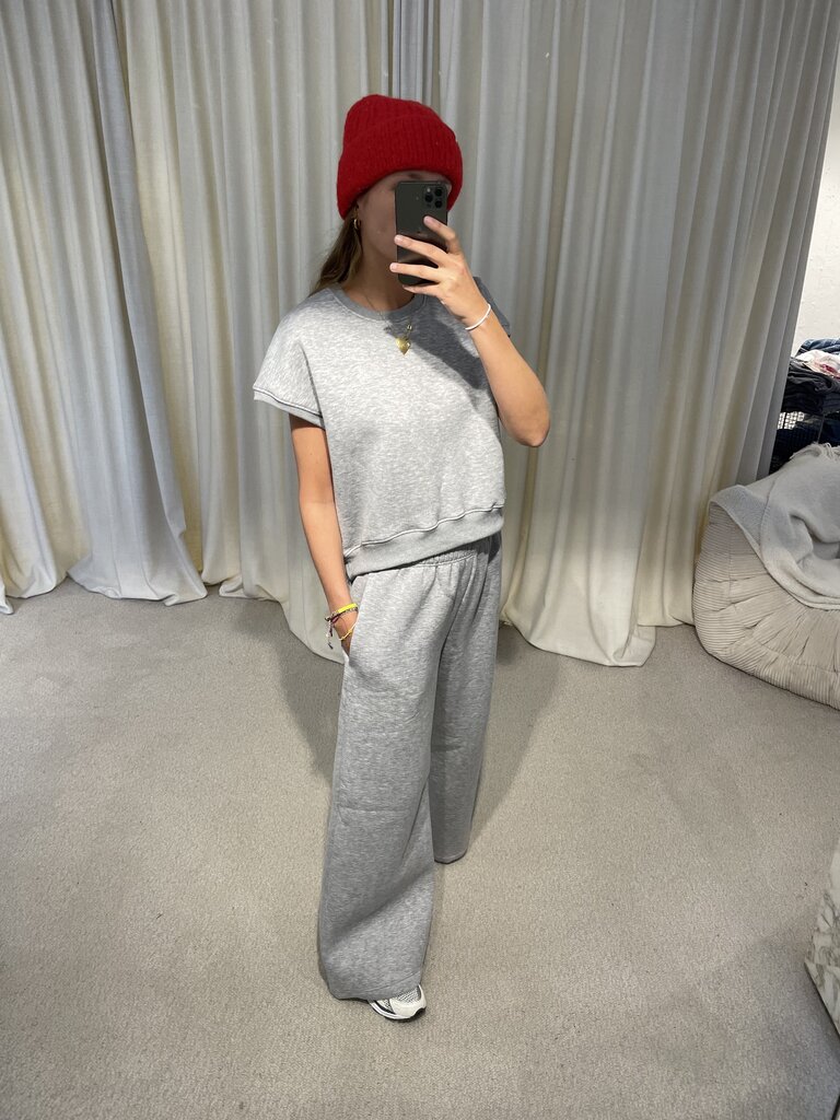 RE/BORN Gustavo Sweatpants - Gray Melange