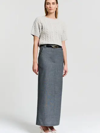 CHPTR-S Diligent Skirt - Grey CHPTR-S Diligent Skirt - Grey