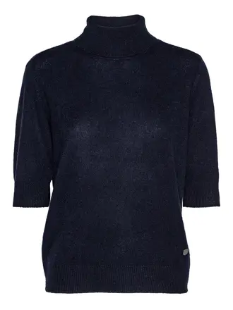 Beta Studios Jamaica High Neck Knit - Navy