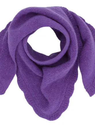 Beta Studios Mini Triangle Scarf - Deep Lavender