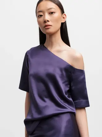 Ahlvar Gallery Chimy Blouse - Plum