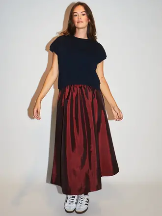 RE/BORN Justine Top - Dark Blue