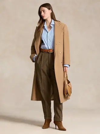 Ralph Lauren Pleated Pants - Olive/Tan Glen Check Ralph Lauren Pleated Pants - Olive/Tan Glen Check
