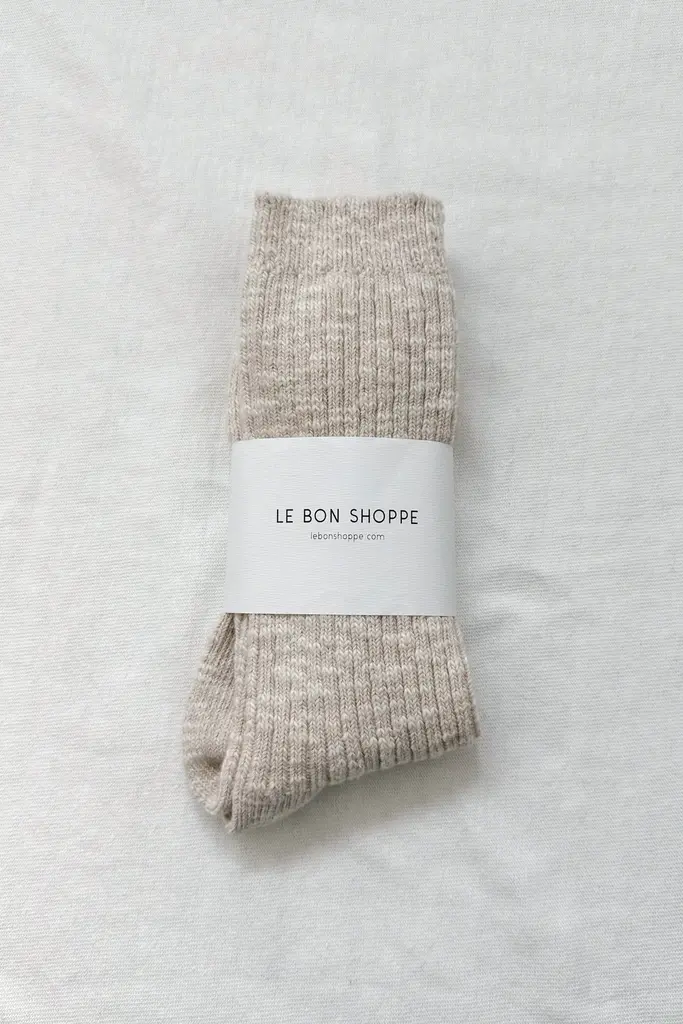 Le Bon Shoppe Cottage socks - Oatmeal