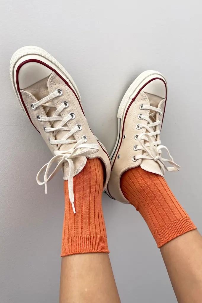 Le Bon Shoppe Her socks - Tangerine