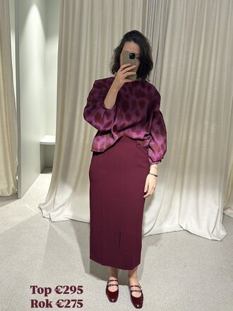 Studio Clique Liz Blouse - Burgundy